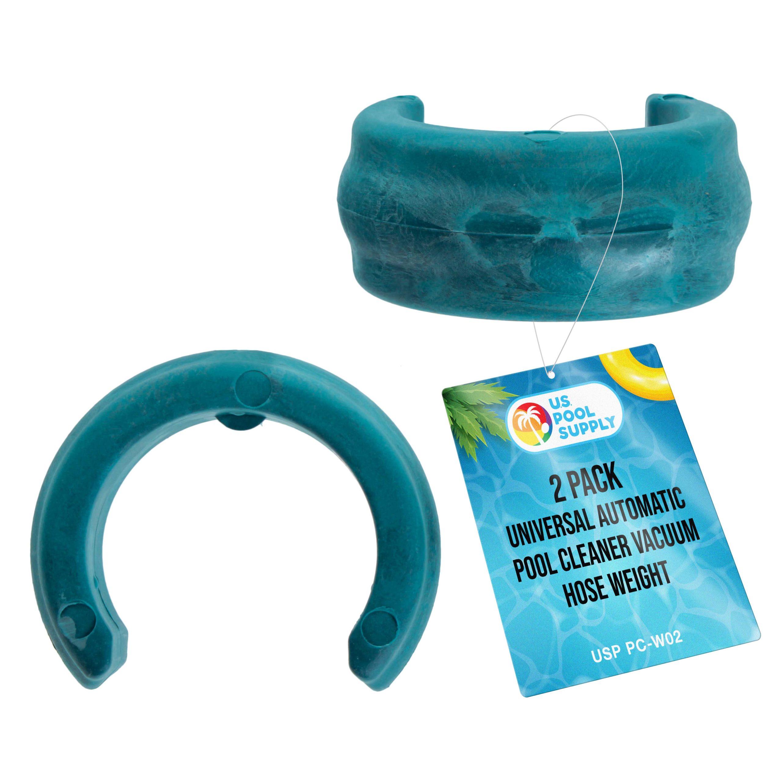 U.S. Pool Supply Universal Automatic Pool Cleaner Vacuum Hose Weight, Blue, 2 Pack – Universally Fits Most Swimming Pool Vacuum Hoses – Compatible with Octopus Series, Baracuda, Kreepy Krauly For Sale