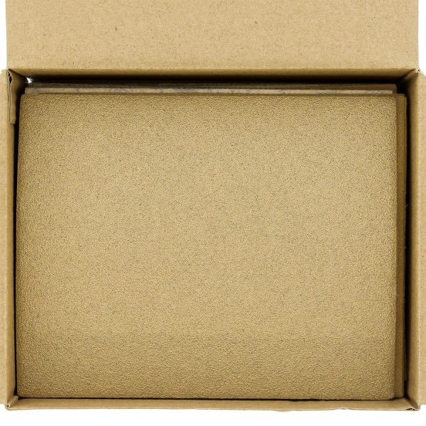 Variety Grit Pack - (80,120,150,220,240,320,400,600,800,1000) - 1 4 Sheet Hook & Loop Sandpaper 5.5  x 4.5  - Box of 40 Online - Image 2